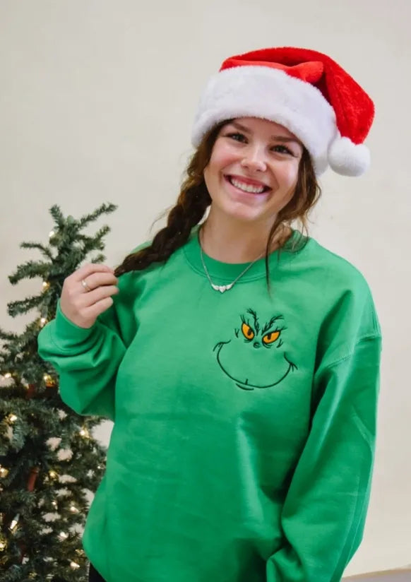 Grinch Christmas Sweatershirt